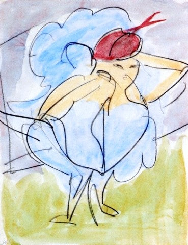  Ernst Ludwig Kirchner Dancer - Canvas Art Print