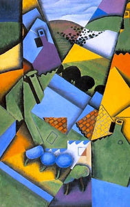  Juan Gris Landscape at Ceret - Canvas Art Print