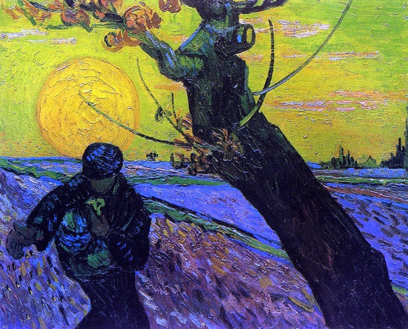  Vincent Van Gogh The Sower - Canvas Art Print