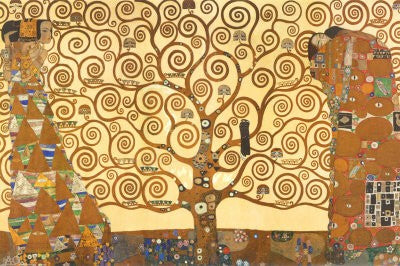  Gustav Klimt A Tree of Life - Canvas Art Print