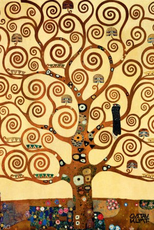  Gustav Klimt A Tree of Life - Canvas Art Print