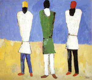  Kazimir Malevich Peasants - Canvas Art Print