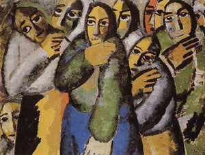  Kazimir Malevich Peasant Women in a Church - Canvas Art Print