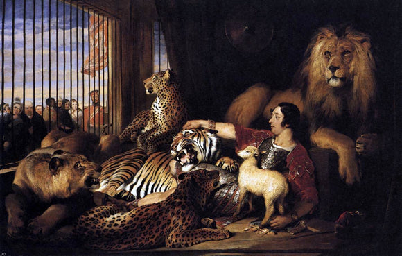 Sir Edwin Henry Landseer Isaac van Amburgh and his Animals - Canvas Art Print