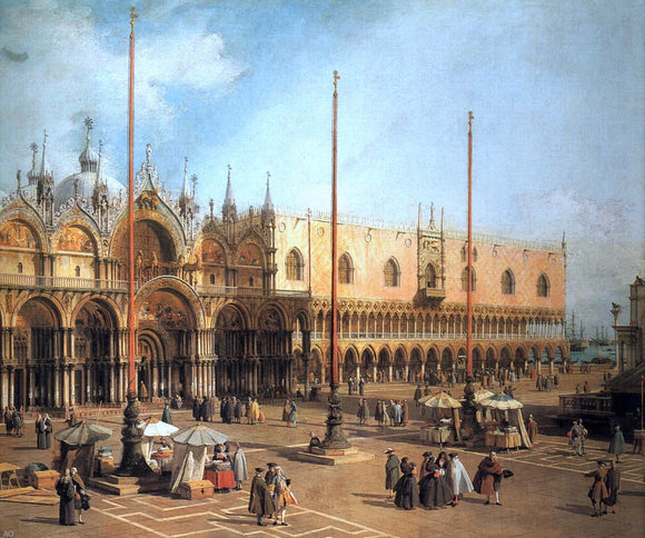  Canaletto Piazza San Marco - Looking Southeast - Canvas Art Print