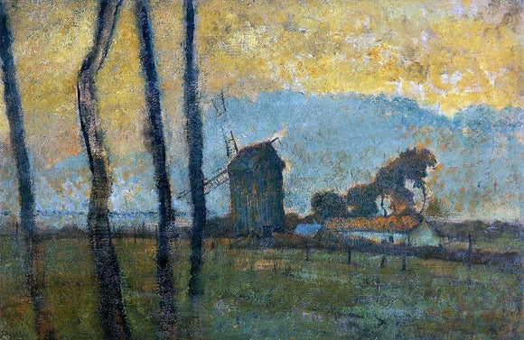 Edgar Degas Landscape at Valery-sur-Somme - Canvas Art Print