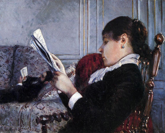  Gustave Caillebotte Interior - Canvas Art Print