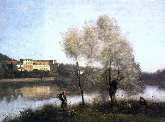  Jean-Baptiste-Camille Corot Ville d'Avray - Canvas Art Print