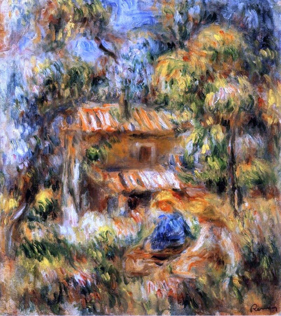  Pierre Auguste Renoir Cagnes Landscape - Canvas Art Print