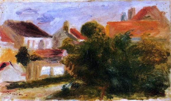  Pierre Auguste Renoir Landscape at Essoyes - Canvas Art Print