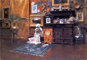  William Merritt Chase In the Studio - Canvas Art Print