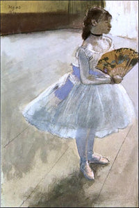  Edgar Degas Dancer with a Fan - Canvas Art Print