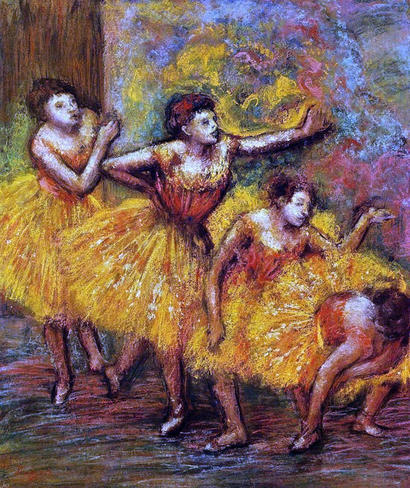  Edgar Degas Four Dancers (also known as Quatre danseuses) - Canvas Art Print