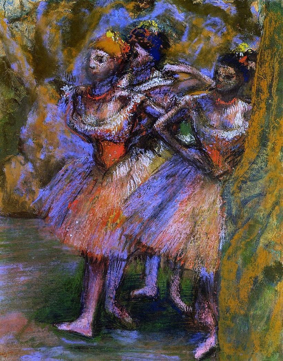  Edgar Degas Three Dancers - Canvas Art Print