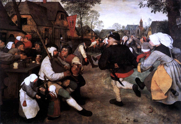  The Elder Pieter Bruegel The Peasant Dance - Canvas Art Print