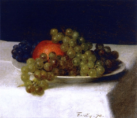  Henri Fantin-Latour Apples and Grapes - Canvas Art Print