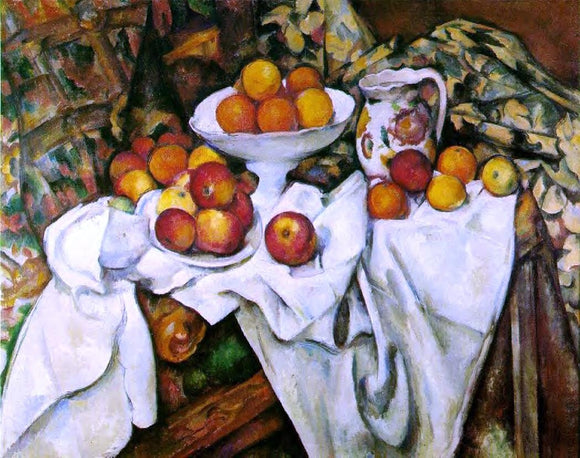  Paul Cezanne Apples and Oranges - Canvas Art Print