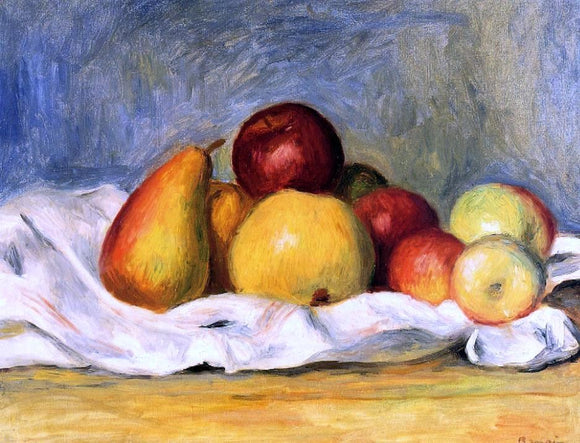  Pierre Auguste Renoir Pears and Apples - Canvas Art Print