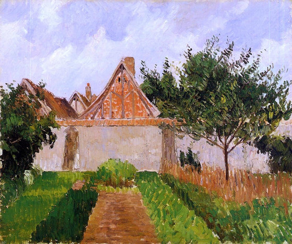  Camille Pissarro Garden at Eragny (study) - Canvas Art Print
