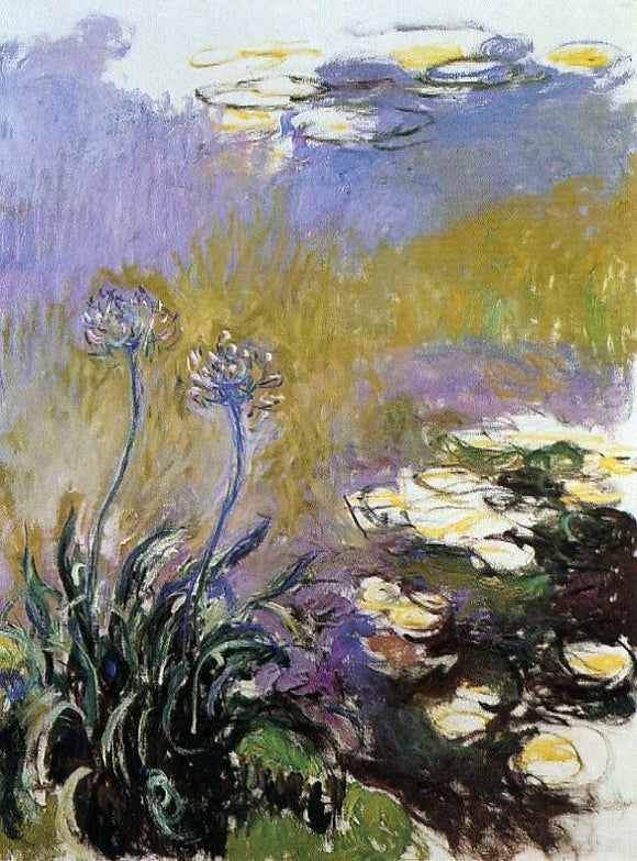  Claude Oscar Monet Agapanthus - Canvas Art Print