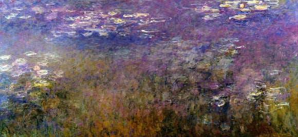  Claude Oscar Monet Agapanthus (right panel) - Canvas Art Print