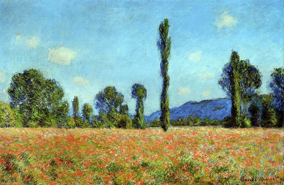  Claude Oscar Monet Poppy Field - Canvas Art Print