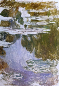  Claude Oscar Monet Water-Lilies (study) - Canvas Art Print
