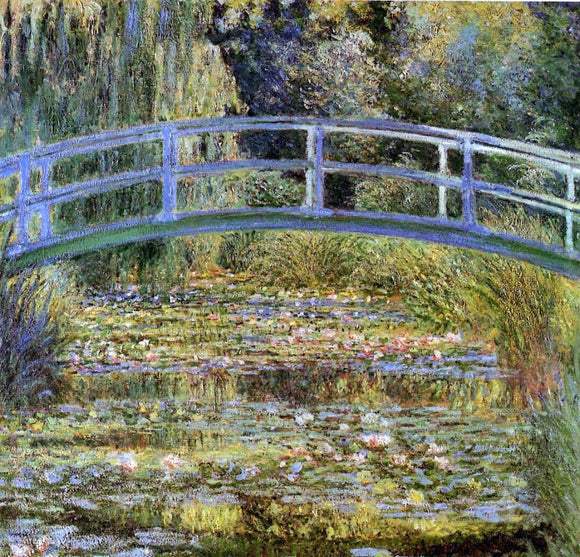  Claude Oscar Monet A Water-Lily Pond - Canvas Art Print