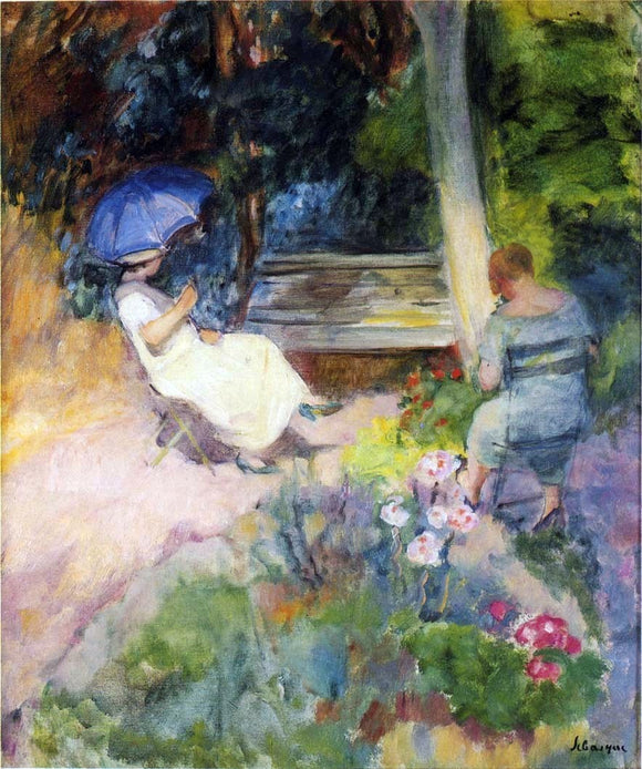  Henri Lebasque The Garden - Canvas Art Print