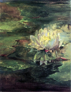  John La Farge Water Lily Among Pads - Canvas Art Print