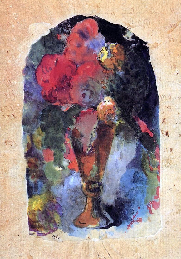  Paul Gauguin Vase of Flowers (after Delacroix) - Canvas Art Print