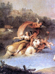  Francesco Zuccarelli The Rape of Europa (detail) - Canvas Art Print