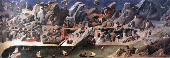  Gherardo Di Jacopo Starnina Thebaid - Canvas Art Print