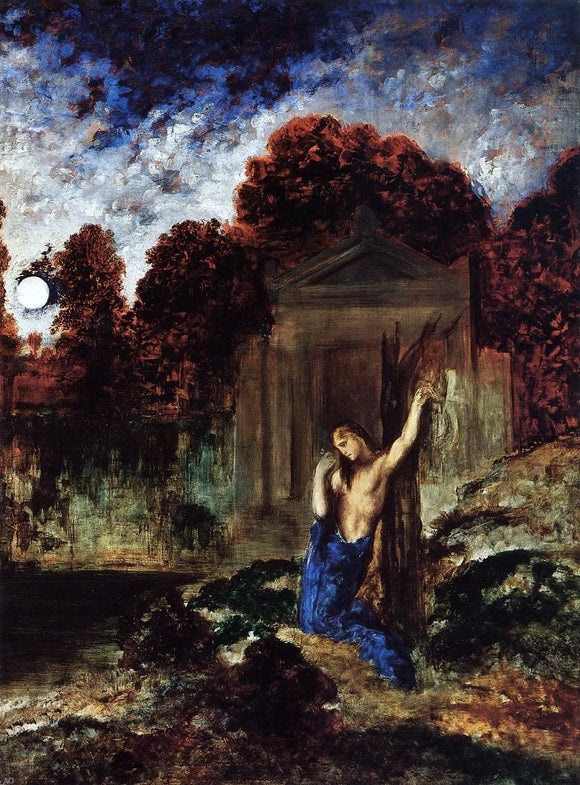  Gustave Moreau Orpheus at the Tomb of Eurydice - Canvas Art Print