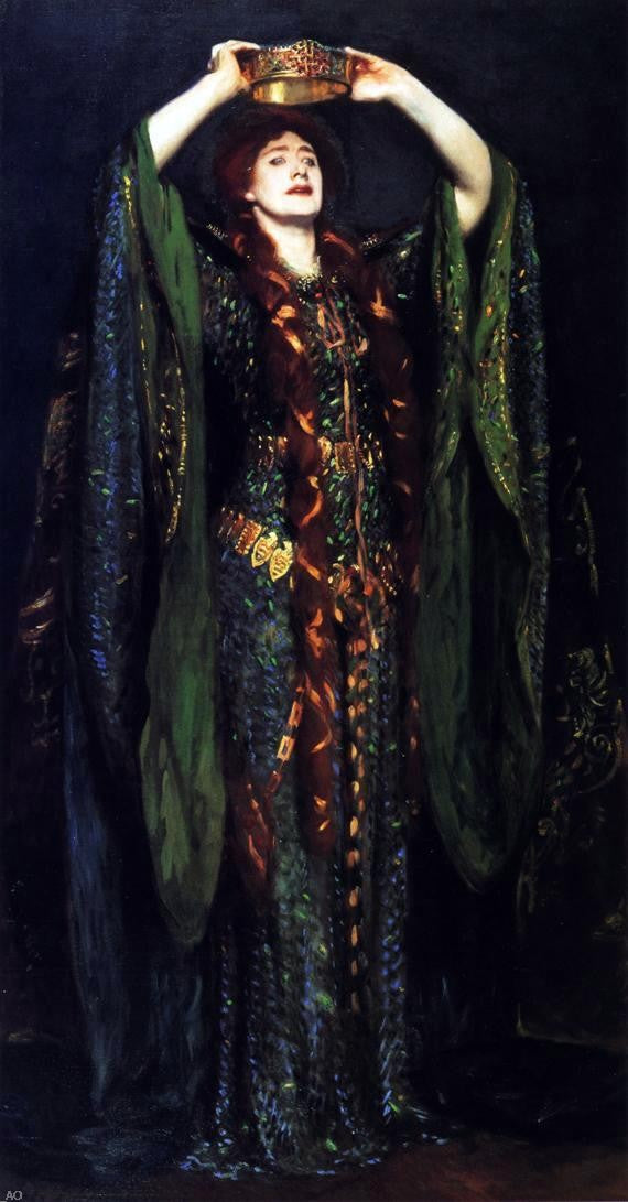  John Singer Sargent Ellen Terry as Lady Macbeth - Canvas Art Print