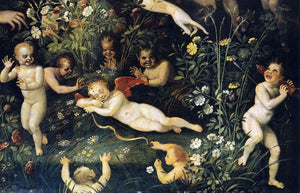  Masters of the Fontainebleau School Mythological Allegory (detail) - Canvas Art Print