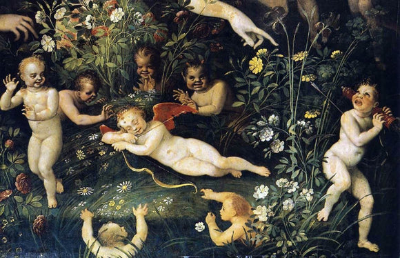  Masters of the Fontainebleau School Mythological Allegory (detail) - Canvas Art Print