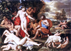  Nicolas Poussin Midas and Bacchus - Canvas Art Print