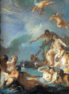  Noel-Nicolas Coypel The Rape of Europa (detail) - Canvas Art Print