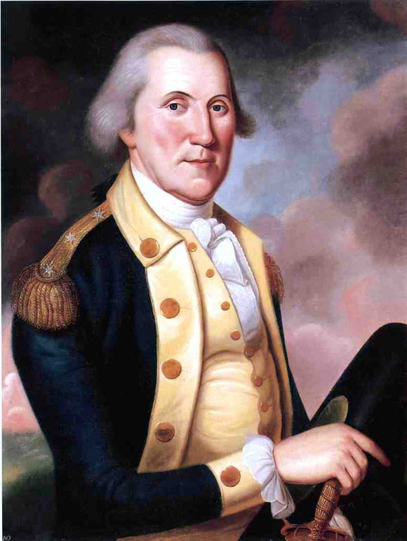  Charles Peale Polk Portrait of George Washington - Canvas Art Print