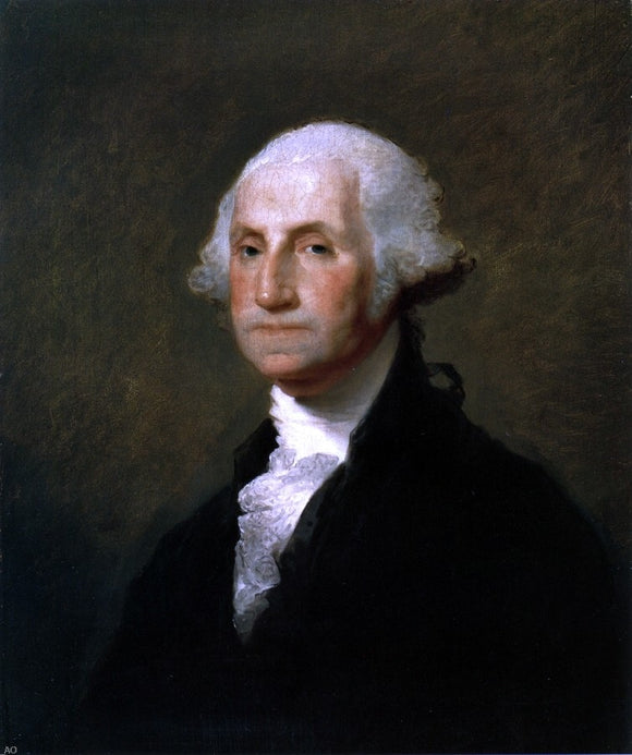  Gilbert Stuart George Washington - Canvas Art Print