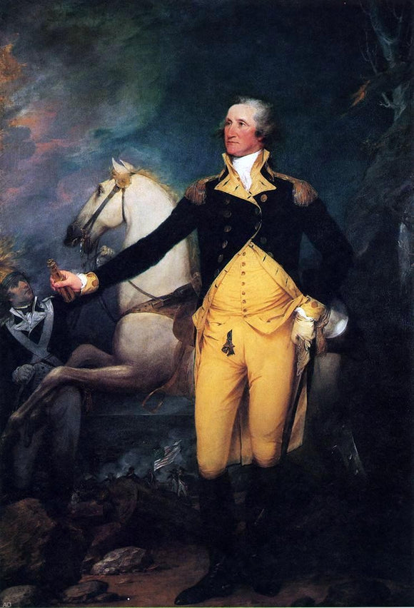  John Trumbull George Washington Before the Battle of Trenton - Canvas Art Print