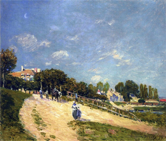  Alfred Sisley Landscape at Andresy - Canvas Art Print