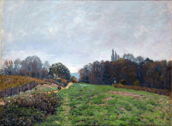  Alfred Sisley Landscape at Louveciennes - Canvas Art Print