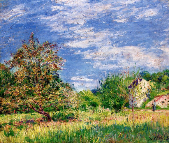  Alfred Sisley Orchard in Spring - Canvas Art Print