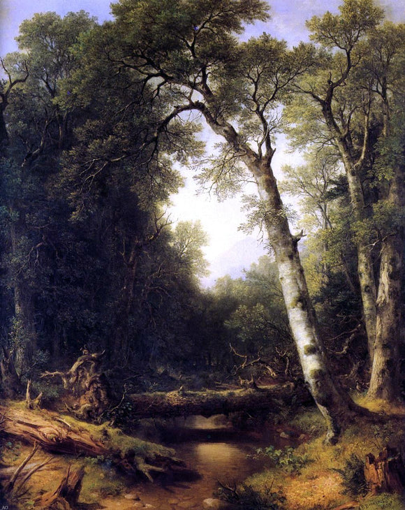  Asher Brown Durand A Study from Nature - Canvas Art Print