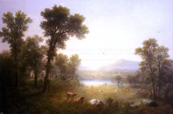  Asher Brown Durand Landscape Beyond the Tree - Canvas Art Print