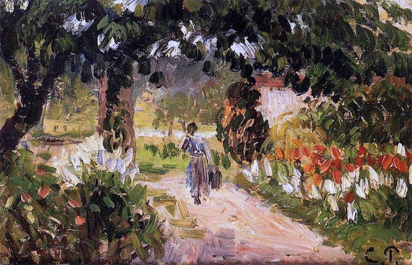  Camille Pissarro Garden at Eragny - Canvas Art Print
