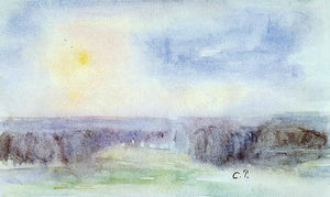  Camille Pissarro Landscape at Eragny, Clear Weather - Canvas Art Print