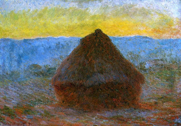  Claude Oscar Monet Grainstack - Canvas Art Print